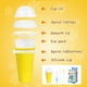 thumbnail image 2 of Vaso para hacer granizados VOIEOV Frozen Magic, 300 ml, color amarillo, 2 of 3