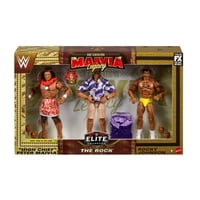 Figuras De Acción Mattel Wwe Generation Maivia Legacy The Rock