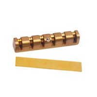 Bothyi - Cejuela De Latón Para Puente De Guitarra Piezas Fáciles De Instalar Cejuelas De Latón Ranuradas Accesorios