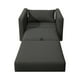 thumbnail image 3 of Sofa Cama Multifuncional Un Cuerpo Lino Gris Oscuro, 3 of 3