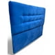 thumbnail image 1 of Respaldo De Cama King Valencia Felpa Azul, 1 of 3