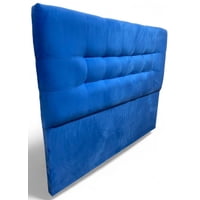 Mbc - Respaldo De Cama King Valencia Felpa Azul