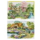 thumbnail image 4 of 2 juegos de kits de punto de cruz estampados, kits de bordado de 11ct para principiantes, primavera, 4 of 5
