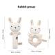 thumbnail image 2 of Organic Cotton Hand Rattle Stick, Baby Soothing Rattle Toy, 0-1 Year Old Baby Toy Rattle Bell, 2 of 5