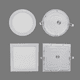 thumbnail image 2 of Lampara Panel Luz LED Cuadrada Redonda Ecologica 24W Lau, 2 of 3