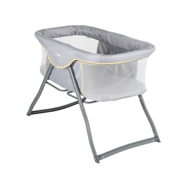 Cuna Moises Esmeralda Gris