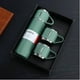 thumbnail image 4 of Termo Con Taza Incluida Para Té De Acero Inoxidable, Botella Aislada Al Vacío Con Tapa Incorporada A Prueba De Fugas De 500 Ml Con Tazas, Taza De Café De Viaje Para Bebidas Frías Y Calientes, 4 of 4