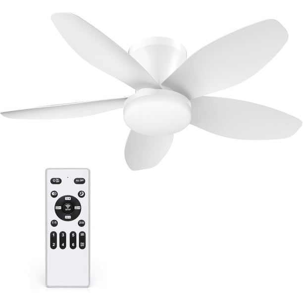 Ventilador de Techo Orabriz CF01 35 in DC 6 Velocidades LED con Control Remoto