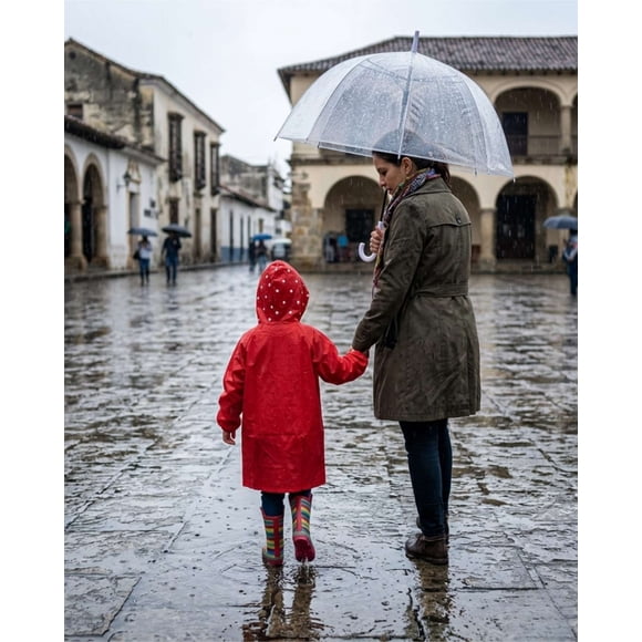 Capa Impermeable De Lluvia Infantil Para Niños 05