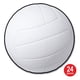 thumbnail image 2 of Decoraciones de pared Beistle, recortes de voleibol, paquete de 24, 2 of 5