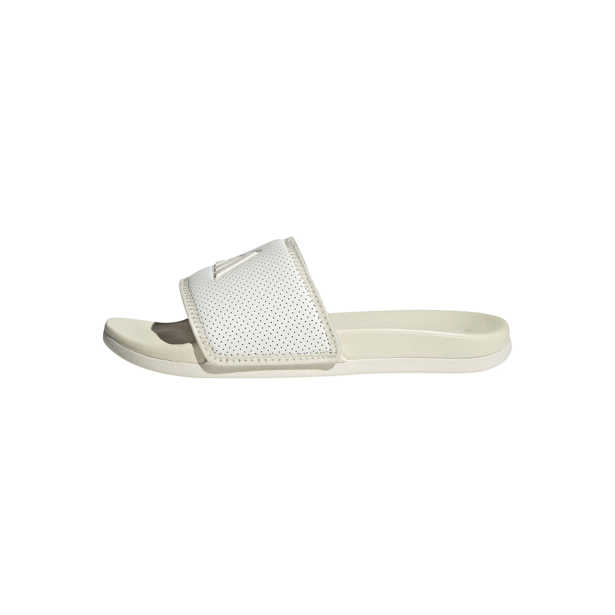 Sandalias Adidas Adilette Comfort Para Mujer, Color Blanco Roto, Talla 11