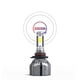 thumbnail image 3 of X2 ampolletas turboled R11 de 12000 lúmenes 150 watts 6500K blanco frío para autos, motos, camionetas, camiones, buses 12/48V modelos 9005, 9006, 3 of 3