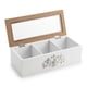 thumbnail image 2 of Caja De Te 3 Divisiones Tapa Con Diseño Decorativa Decohogar, 2 of 6