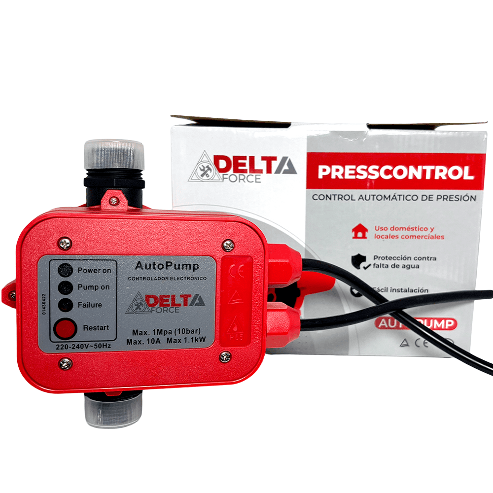 Delta Force - Controlador De Presion Bomba Agua 1 10bar