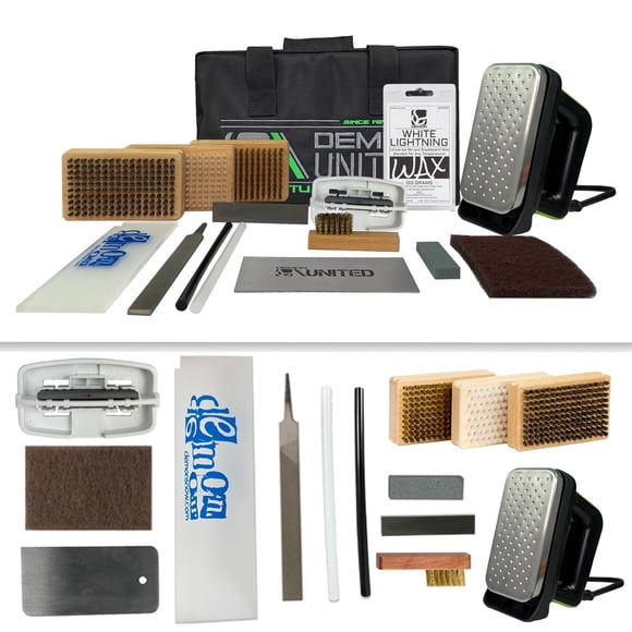 Kit de Afinado y Encerado de Esquí DEMON UNITED 133 g Cera y Plancha 110 V/220 V