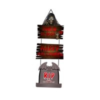 Bothyi - Decoración Colgante De Puerta De Halloween, Decoración De Halloween De Terror Para Fiesta En Casa, Estilo A De Halloween