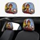 thumbnail image 1 of Pollitos en Fuga Funda Protectora Universal para Reposacabezas de Coche, Funda Elástica para Reposacabezas de Asiento de Auto, Funda de Tela Antipolvo, Accesorios de Interior 2 Piezas, 1 of 6