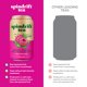 thumbnail image 3 of Té helado preparado Spindrift de frambuesa y té negro 355 mL x12 latas, 3 of 7