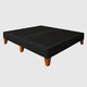thumbnail image 3 of Base De Cama 2 Plazas Negra, 3 of 3