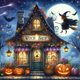 thumbnail image 1 of Kit de Arte de Diamantes VIGEGU 5D para Adultos Principiantes – Halloween, 1 of 7