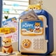 thumbnail image 3 of Alcancía Gato Caja Fuerte Kawaii Contraseña Sonido Y Huella celeste, 3 of 5