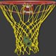 thumbnail image 5 of Red de baloncesto Krazy Netz Baylor University amarilla, 5 of 8