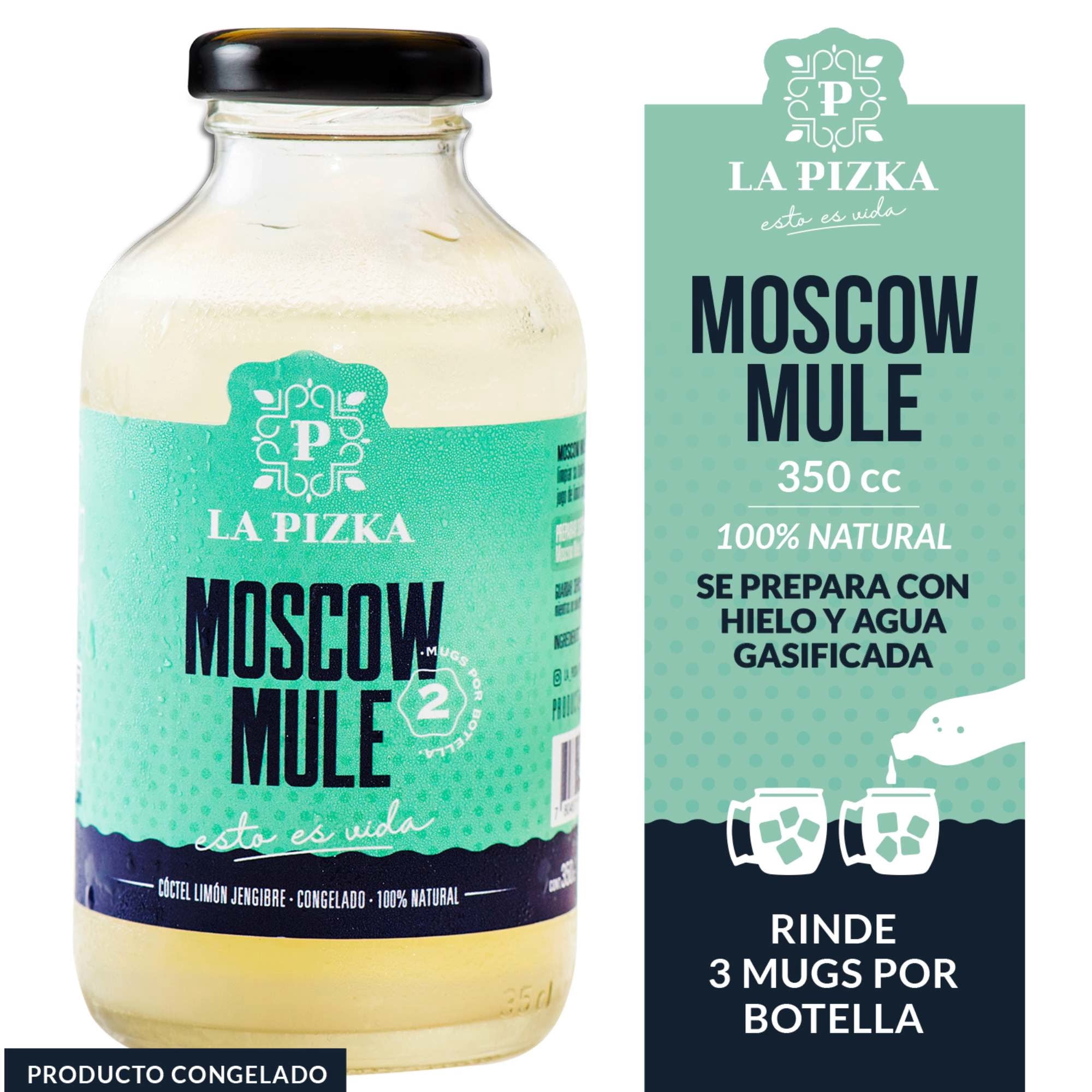 Cóctel Moscow Mule 14° Botella 350 ml La Pizka