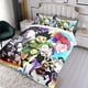 thumbnail image 3 of Hunter × Hunter Conjunto de sábanas temático, trío de piezas, cómodo y amigable con la piel, diseño único, regalo de decoración para el hogar para familiares, amigos y fans,140cm *210cm, 3 of 6