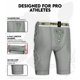 thumbnail image 3 of Faja de fútbol americano Penveer de 5 protectores para hombre, gris, con bolsillo para copa, 3 of 6