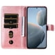 thumbnail image 3 of Funda con Cremallera para Xiaomi 14T Pro, Carcasa Cartera de Cuero PU con Soporte y Tarjetero, 3 of 6