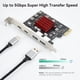 thumbnail image 3 of Tarjeta PCIe ELUTENG 4 Puertos USB 3.1 2A 2C 10Gbps, 3 of 3