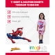 thumbnail image 3 of Conjunto de ropa: camiseta Marvel Spider-Man y pantalones cortos de felpa francesa, 3 of 6