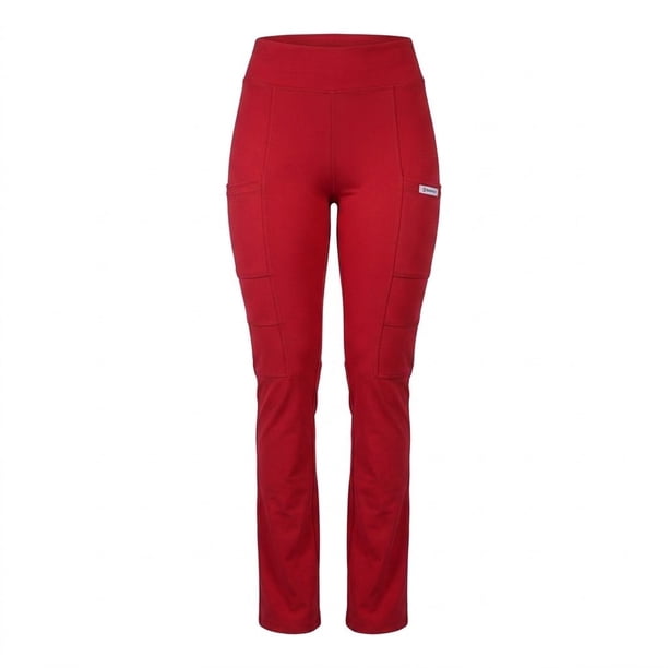 Pantalón clínico Ultra-Elasticado Flexxy. Rojo