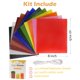 thumbnail image 2 of Kit para hacer velas de cera de abeja Bingfuego, 12 láminas de 25 x 20 cm, 2 of 6