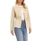 thumbnail image 4 of INSPIRE CHIC Chaqueta de Lino para Mujer con Botones, Cintura con Cordón Ajustable, Ligera para Primavera, Anorak Utilitario 2026 XS Caqui, 4 of 6