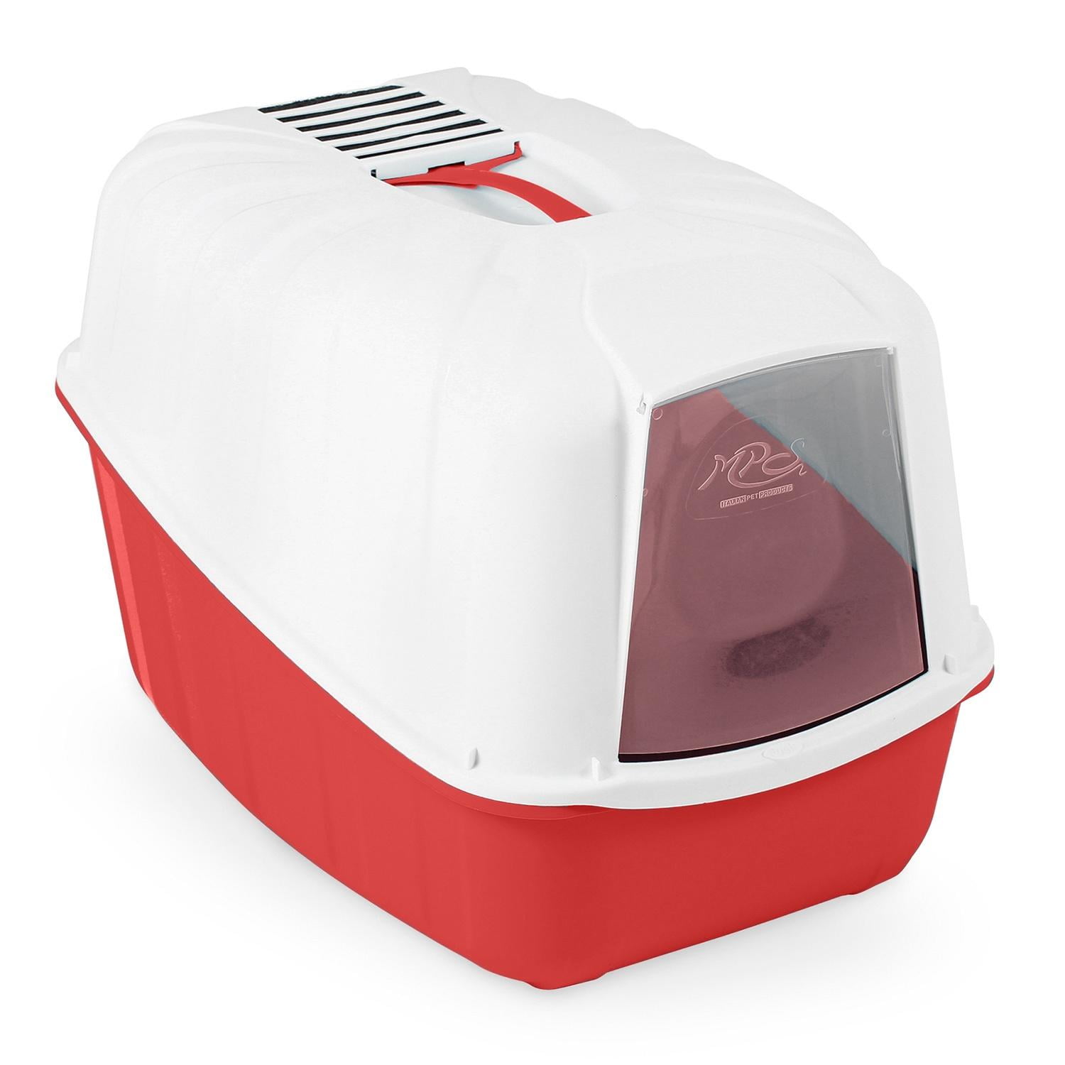 Mps - Bandeja Sanitaria Gato Cerrada Roja