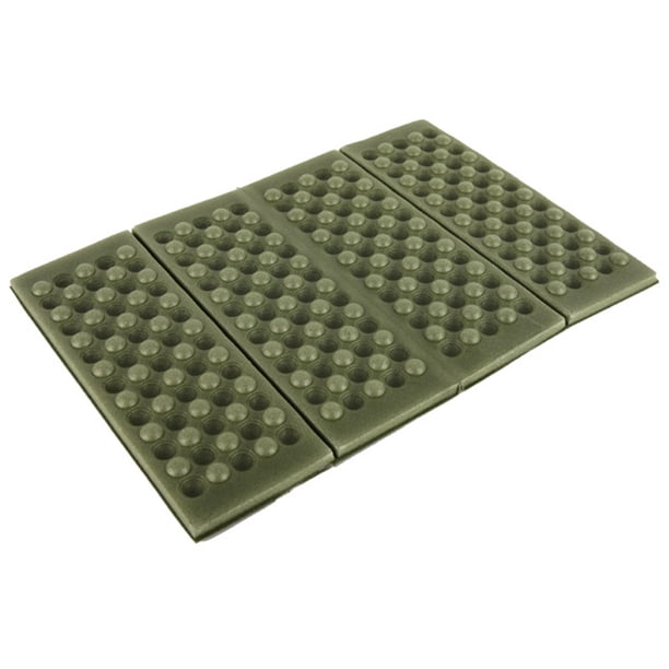 Suministros para exteriores, cojín de espuma XPE plegable de cuatro pliegues, antisalpicaduras, aislamiento de agua, almohadilla de picnic portátil a prueba de humedad, almohadilla para pedos