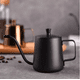 thumbnail image 3 of Tetera de cuello de cisne negra, 350 ml, para café o té, 3 of 3