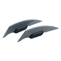 Magideal - Alerón Lateral De Para Motocicleta, 2 Uds., Accesorio De Modificación Universal, De Ala Fijas Para La Mayoría De , Gris