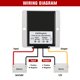 thumbnail image 3 of Convertidor de voltaje Nilight de 48 V/36 V a 12 V, 120 W, 10 A, carrito de golf, 3 of 9