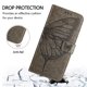 thumbnail image 4 of Funda cartera mariposa para Samsung Galaxy S25 Edge con soporte y ranuras para tarjetas Gris, 4 of 5