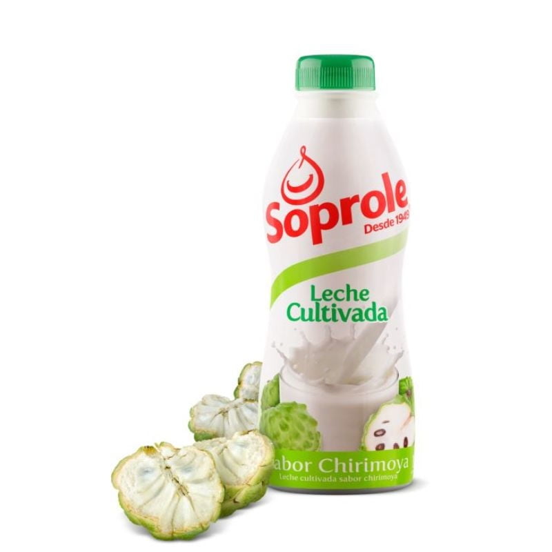 Leche Cultivada Sabor Chirimoya Botella 1 L Soprole