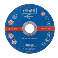 Set De Discos De Corte Premium | 5""| 12 Unidades - Metal | - Scheppach