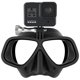 thumbnail image 1 of Máscara de buceo OCTOMASK con soporte GoPro, negra, bajo volumen, 1 of 4