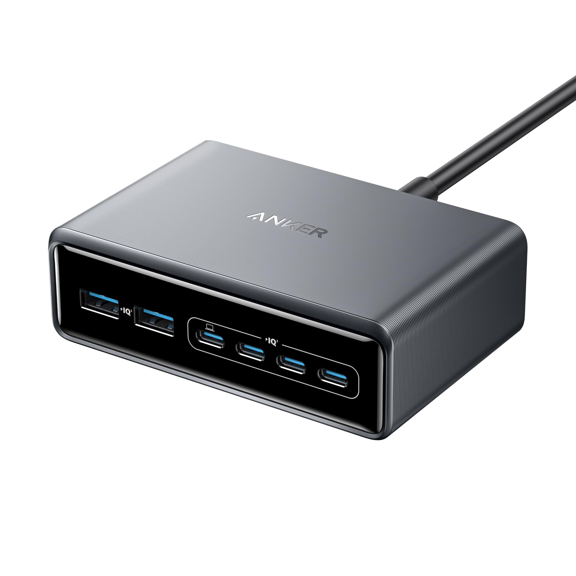 Anker - Estación De Carga Prime Charger 200w 6 Puertos Gan Usb C Pd