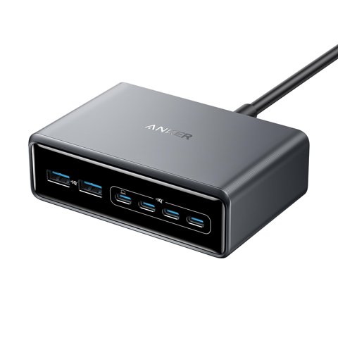 Anker - Estación De Carga Prime Charger 200W 6 Puertos Gan Usb C Pd