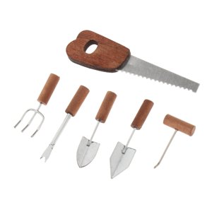 Bothyi - Herramientas De Jardinería En Miniatura Para Niños, Juguetes De Limpieza, Herramientas De Jardín En Miniatura, 6 Piezas