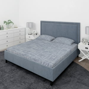 Juego De Sábanas Nautica 4 Piezas Microfibra King Tonos Azules