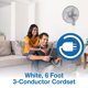 thumbnail image 5 of Ventilador de pared Air King 9018 de calidad comercial, 45 cm, blanco, 5 of 9