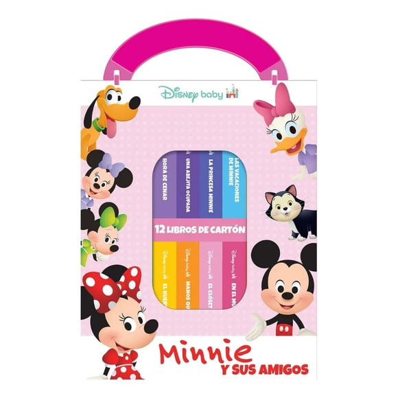 Estuche Disney Baby Minnie y Amigos 12 Libros de Cartón